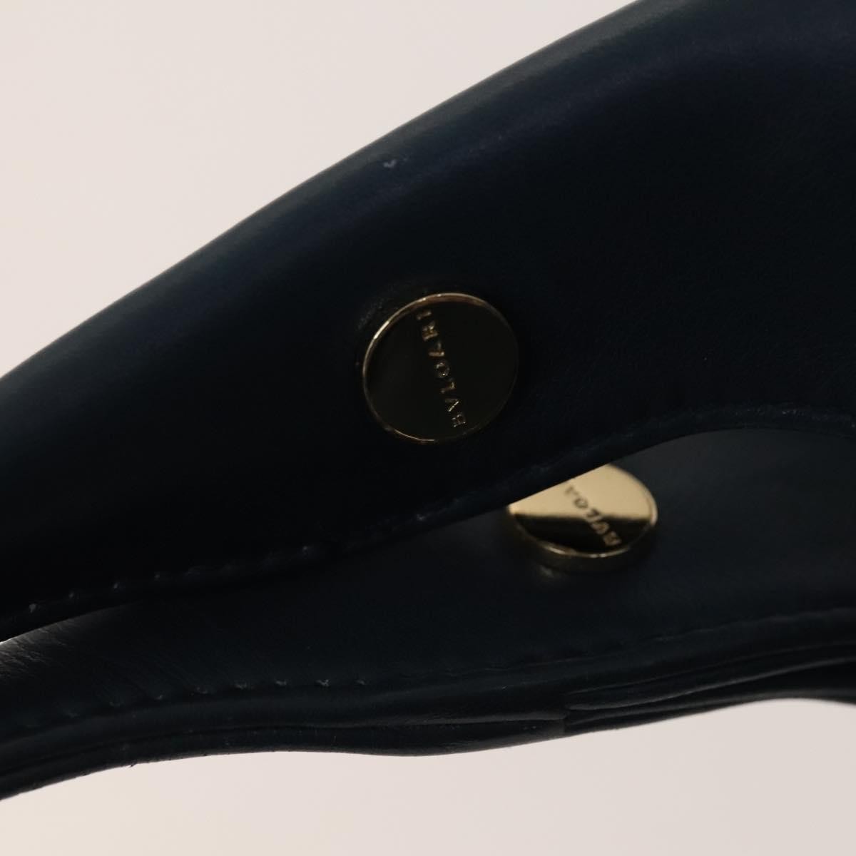 Bvlgari Chandra Hobo Leather, BLUE, LEATHER, Handbag