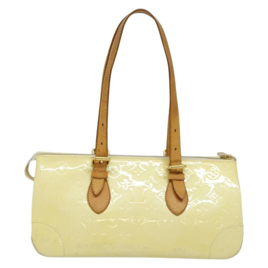 Louis Vuitton Rosewood Avenue Handbag Monogram Vernis, BEIGE, PATENT_LEATHER, Handbag