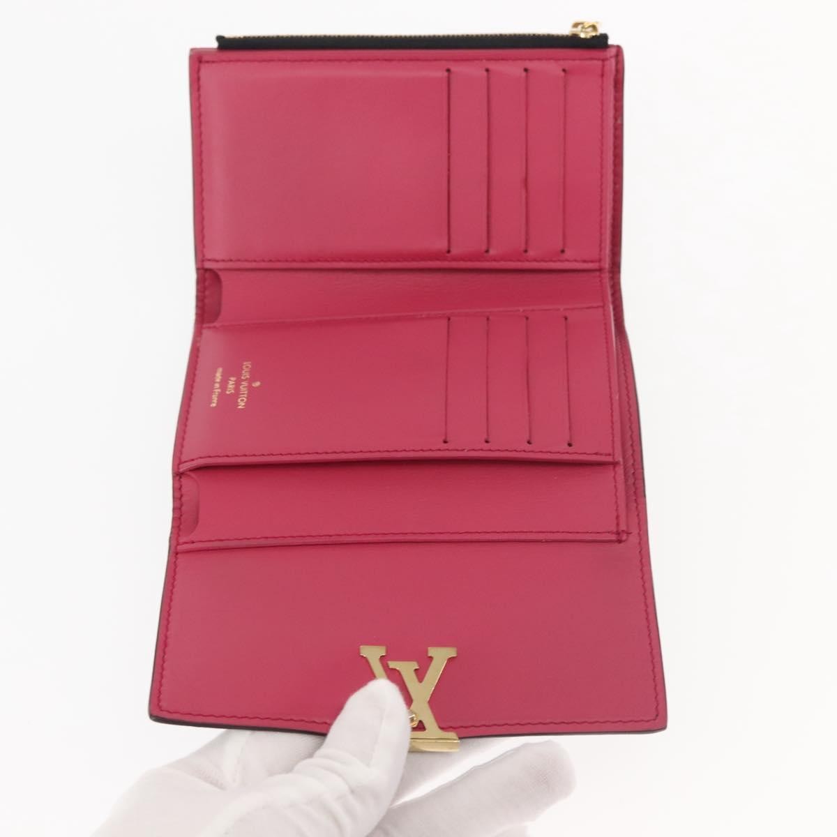 Louis Vuitton Capucines Compact wallet Leather, BLACK, LEATHER, Wallets