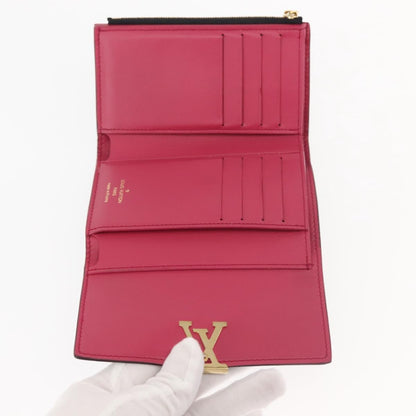 Louis Vuitton Capucines Compact wallet Leather, BLACK, LEATHER, Wallets