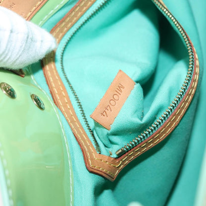 Louis Vuitton Reade Handbag Monogram Vernis, GREEN, PATENT_LEATHER, Tote bag