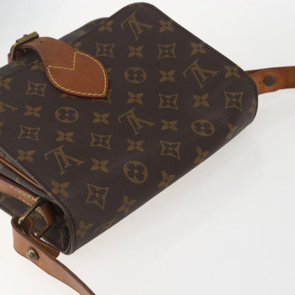 Louis Vuitton Cartouchiere Handbag Monogram Canvas, BROWN, CANVAS, Shoulder bag