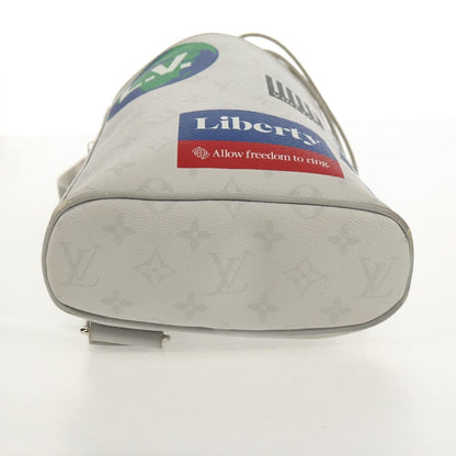 Louis Vuitton Chalk Sling Bag Limited Edition Logo Story Monogram Canvas, WHITE, CANVAS, Shoulder bag