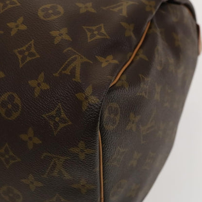 Louis Vuitton Keepall Bag Monogram Canvas, BROWN, CANVAS, Travel bag