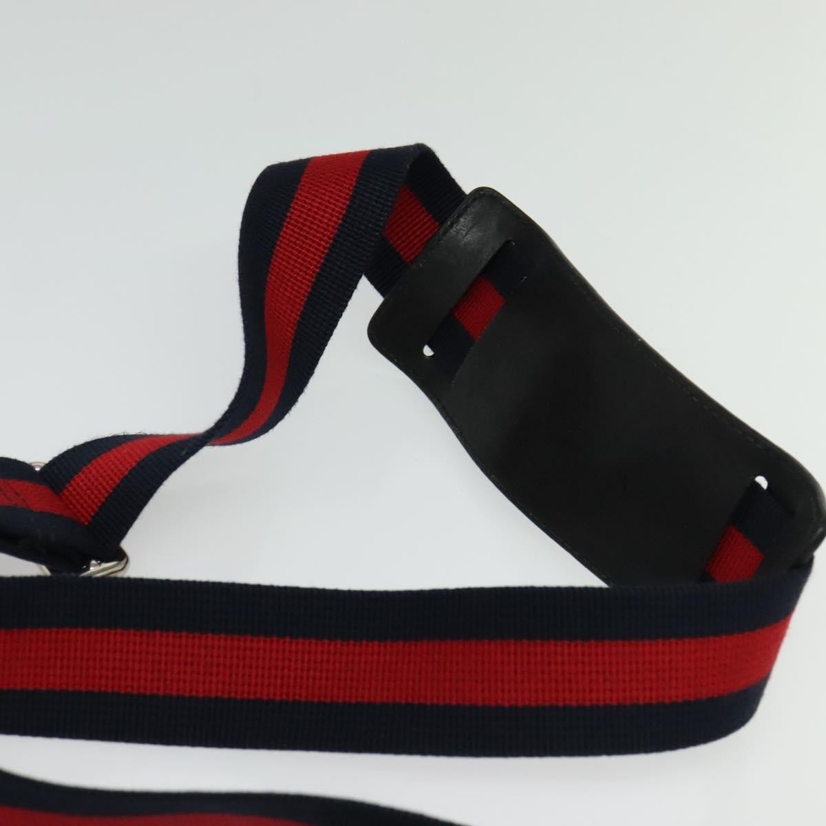 Gucci Web Strap Front Zip Messenger Bag GG Coated Canvas, BLACK, CANVAS, Crossbody bag