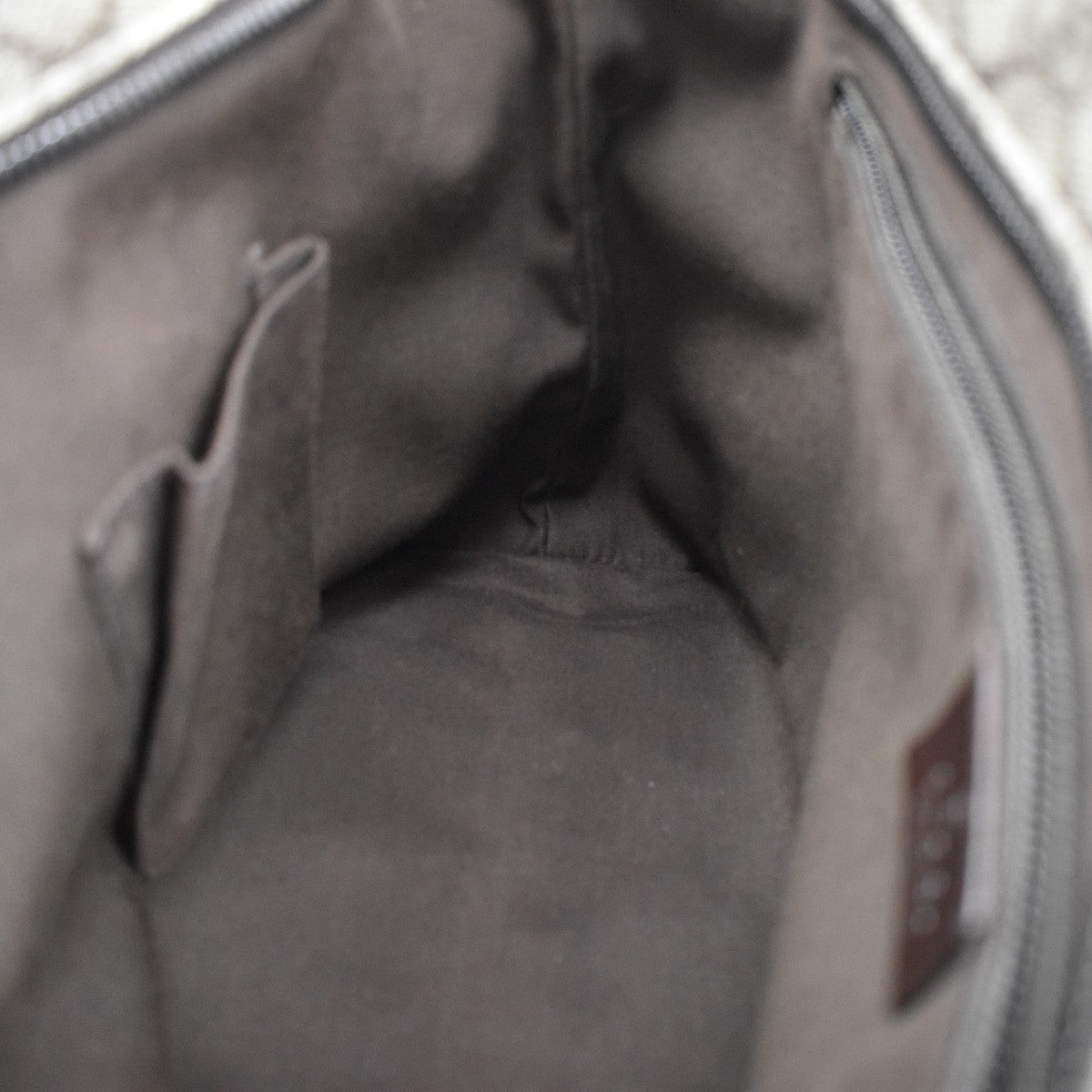 Gucci Plus Tote GG Coated Canvas with Leather, BROWN, CANVAS, Tote bag