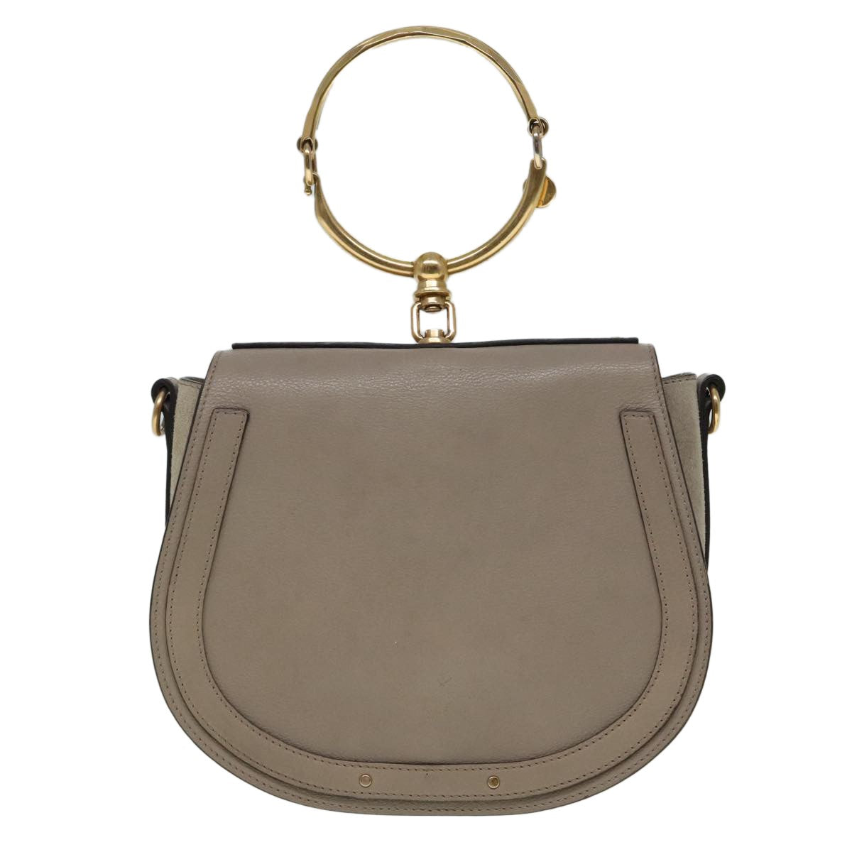 Chloe Nile Crossbody Bag Leather, BROWN, LEATHER, Crossbody bag
