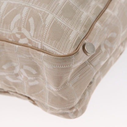 Chanel Travel Line Convertible Satchel Nylon, BEIGE, CANVAS, Handbag