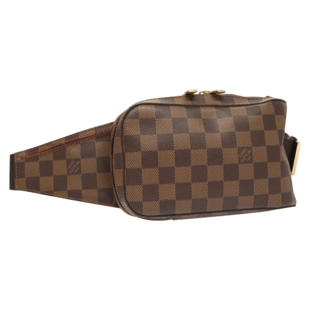 Louis Vuitton Geronimos Waist Bag Damier, BROWN, CANVAS, Shoulder bag