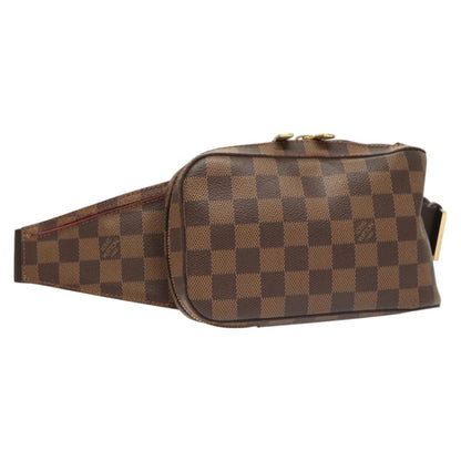 Louis Vuitton Geronimos Waist Bag Damier, BROWN, CANVAS, Shoulder bag