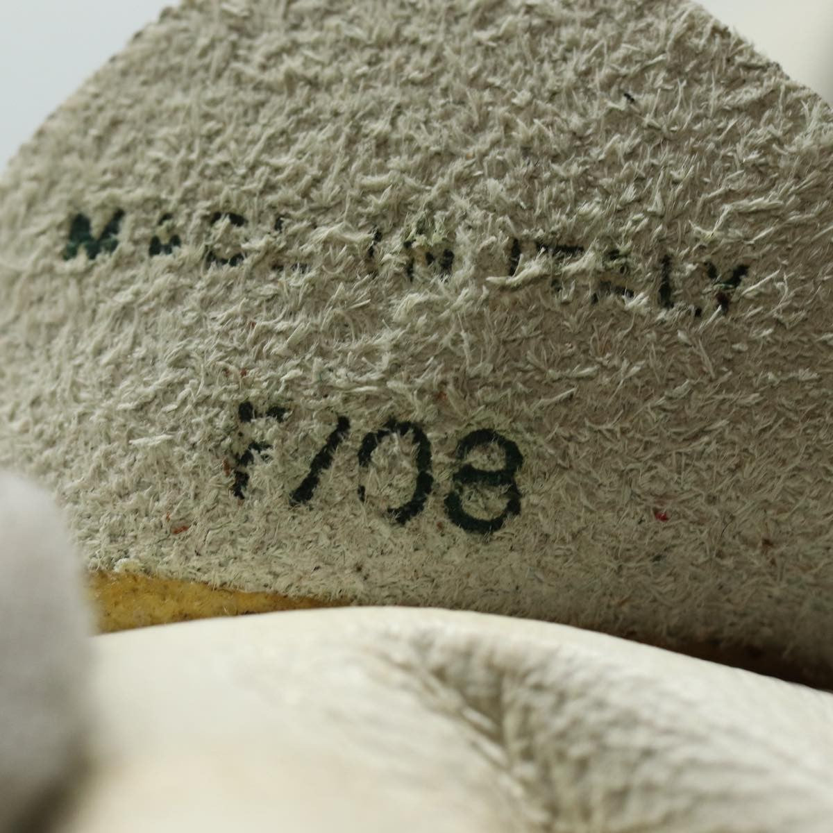 Celine Circle logo Leather, WHITE, LEATHER, Shoulder bag