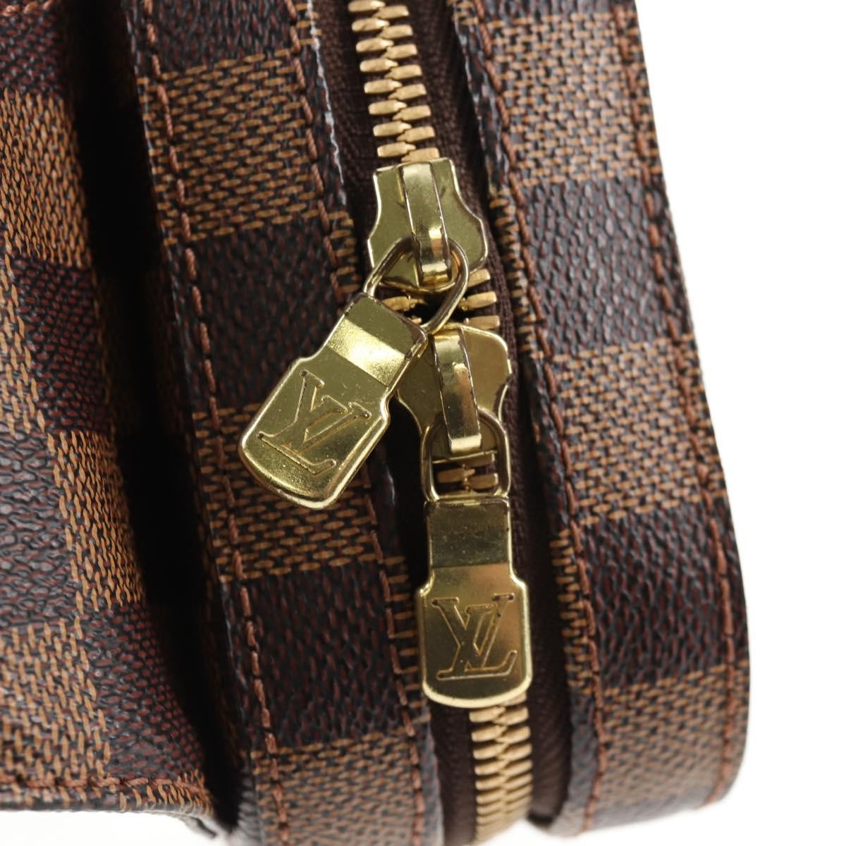 Louis Vuitton Geronimos Waist Bag Damier, BROWN, CANVAS, Shoulder bag