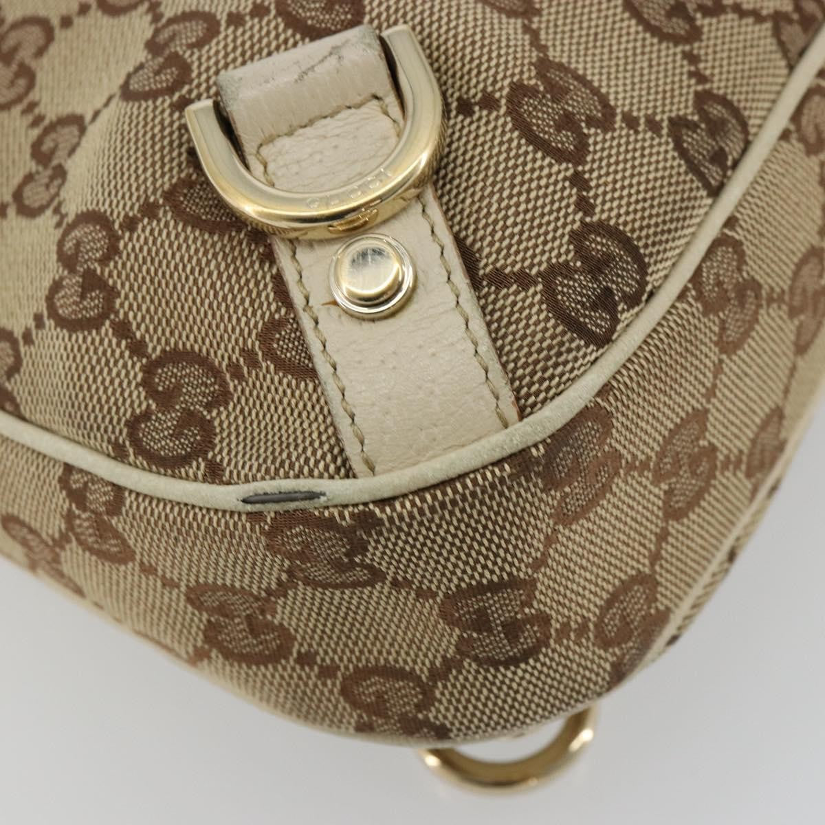 Gucci Abbey Shoulder Bag GG Canvas, Beige, Canvas, Shoulder Bag