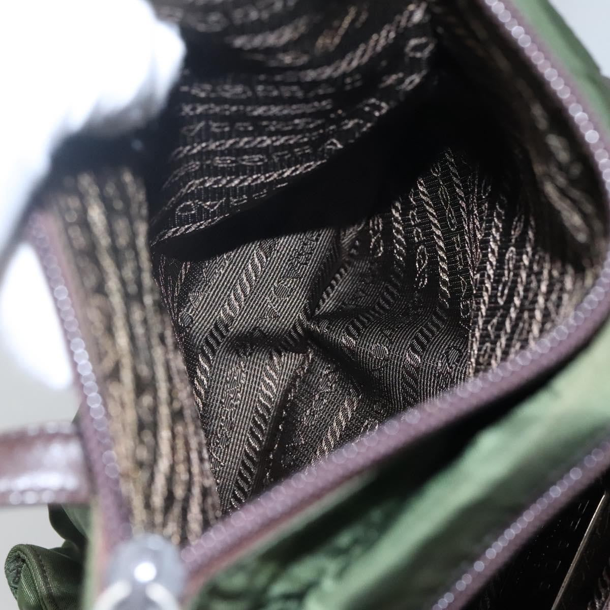 Prada Vintage Handbag Tessuto, KHAKI, NYLON, Handbag