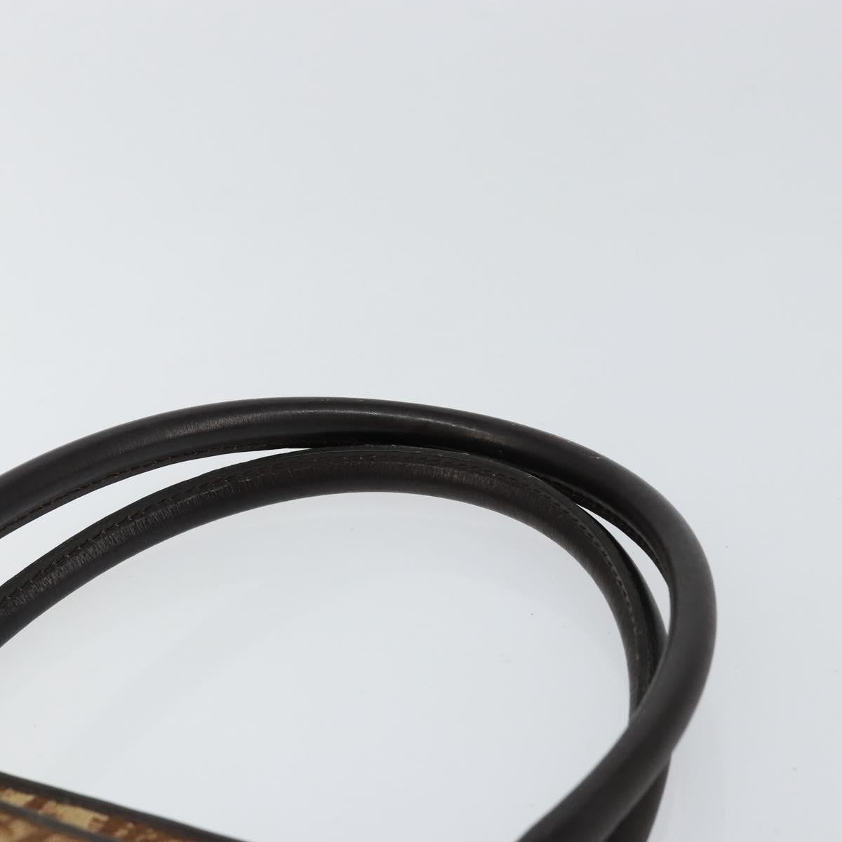 Christian Dior Vintage Trotter Handbag Canvas, BEIGE, CANVAS, Handbag