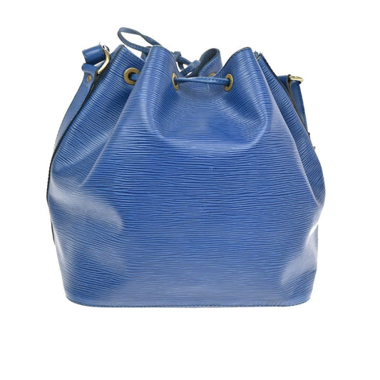Louis Vuitton Petit Noe Handbag Epi Leather, BLUE, LEATHER, Handbag