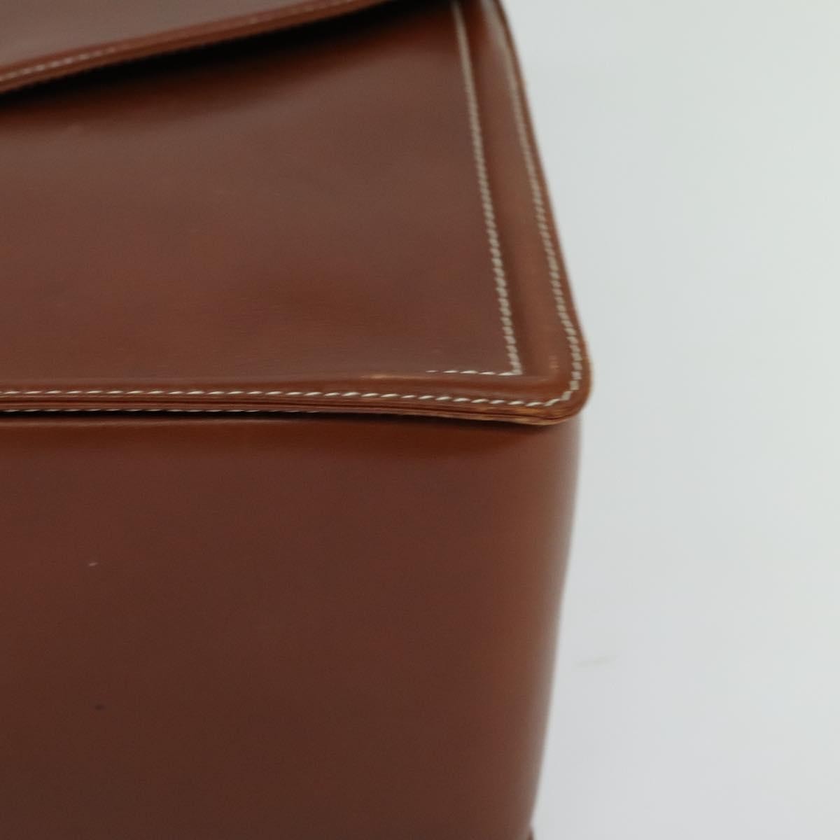 Valentino Garavani Vintage Handbag Leather, BROWN, LEATHER, Handbag