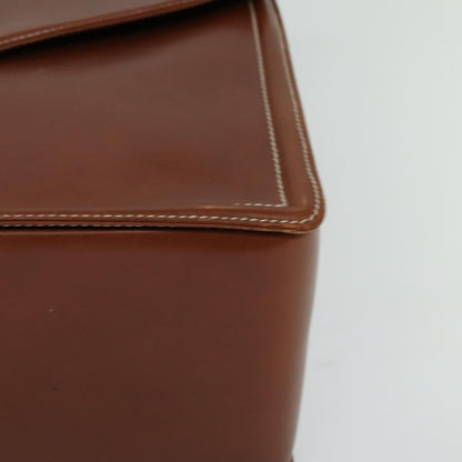 Valentino Garavani Vintage Handbag Leather, BROWN, LEATHER, Handbag