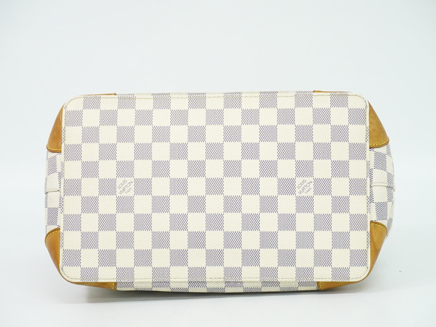 Louis Vuitton Hampstead Handbag Damier, WHITE, CANVAS, Tote bag