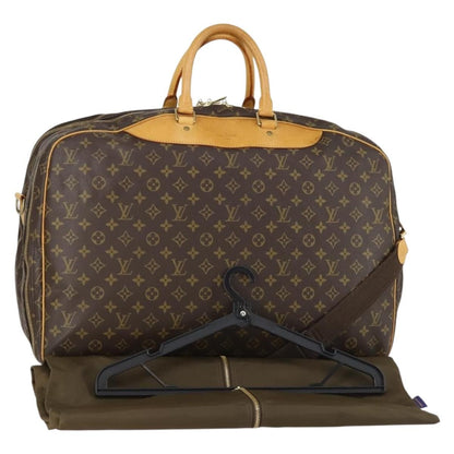 Louis Vuitton Alize Bag Monogram Canvas, BROWN, CANVAS, Travel bag