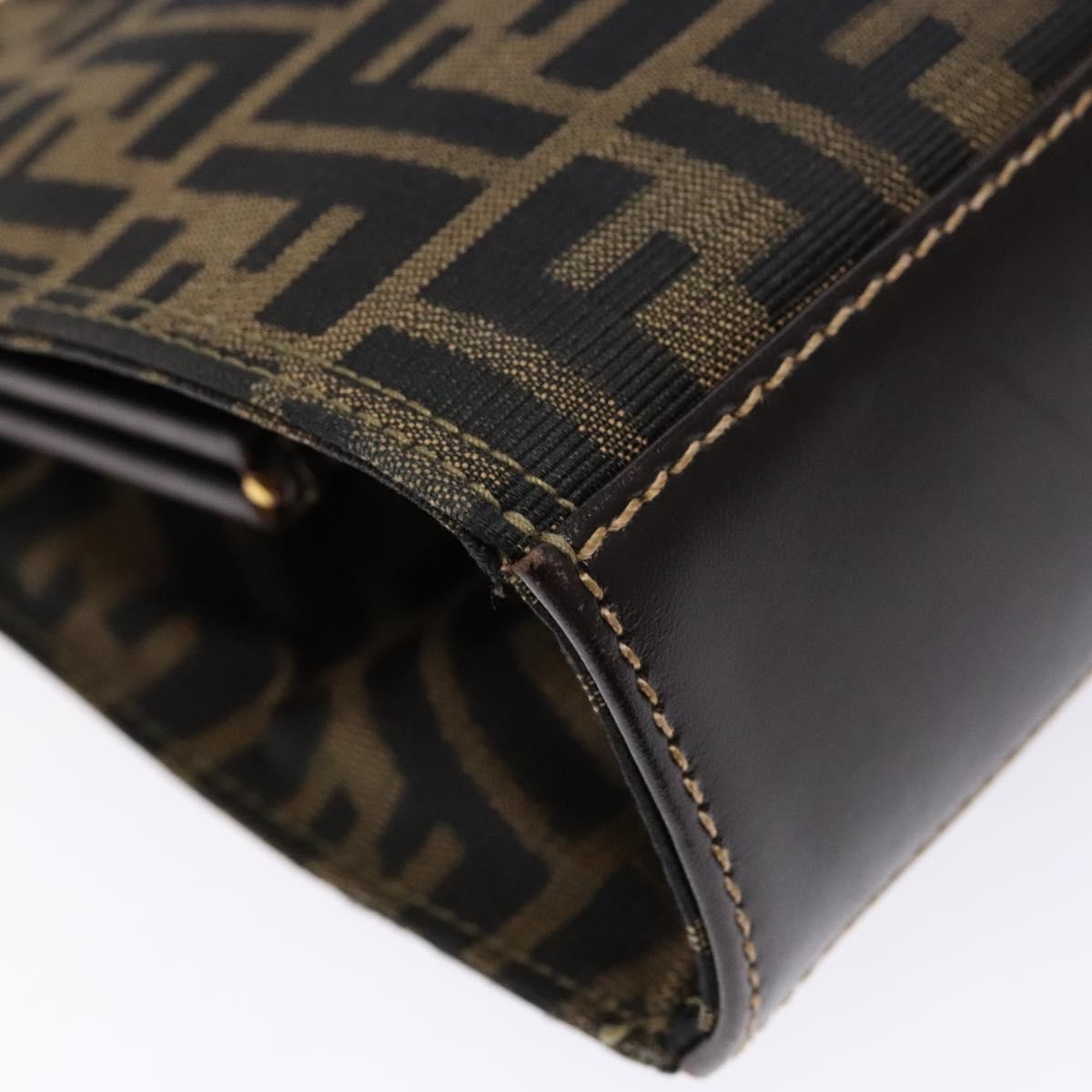 Fendi Vintage Zucca Zucca canvas, BROWN, CANVAS, Handbag
