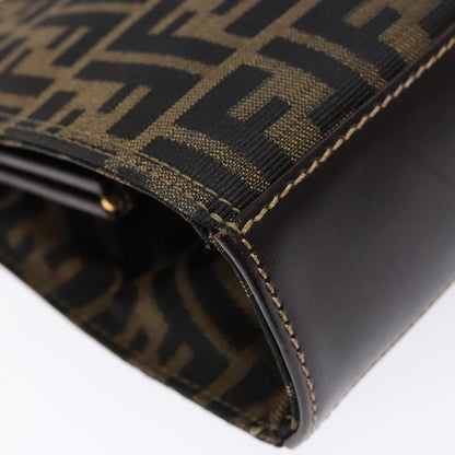 Fendi Vintage Zucca Zucca canvas, BROWN, CANVAS, Handbag