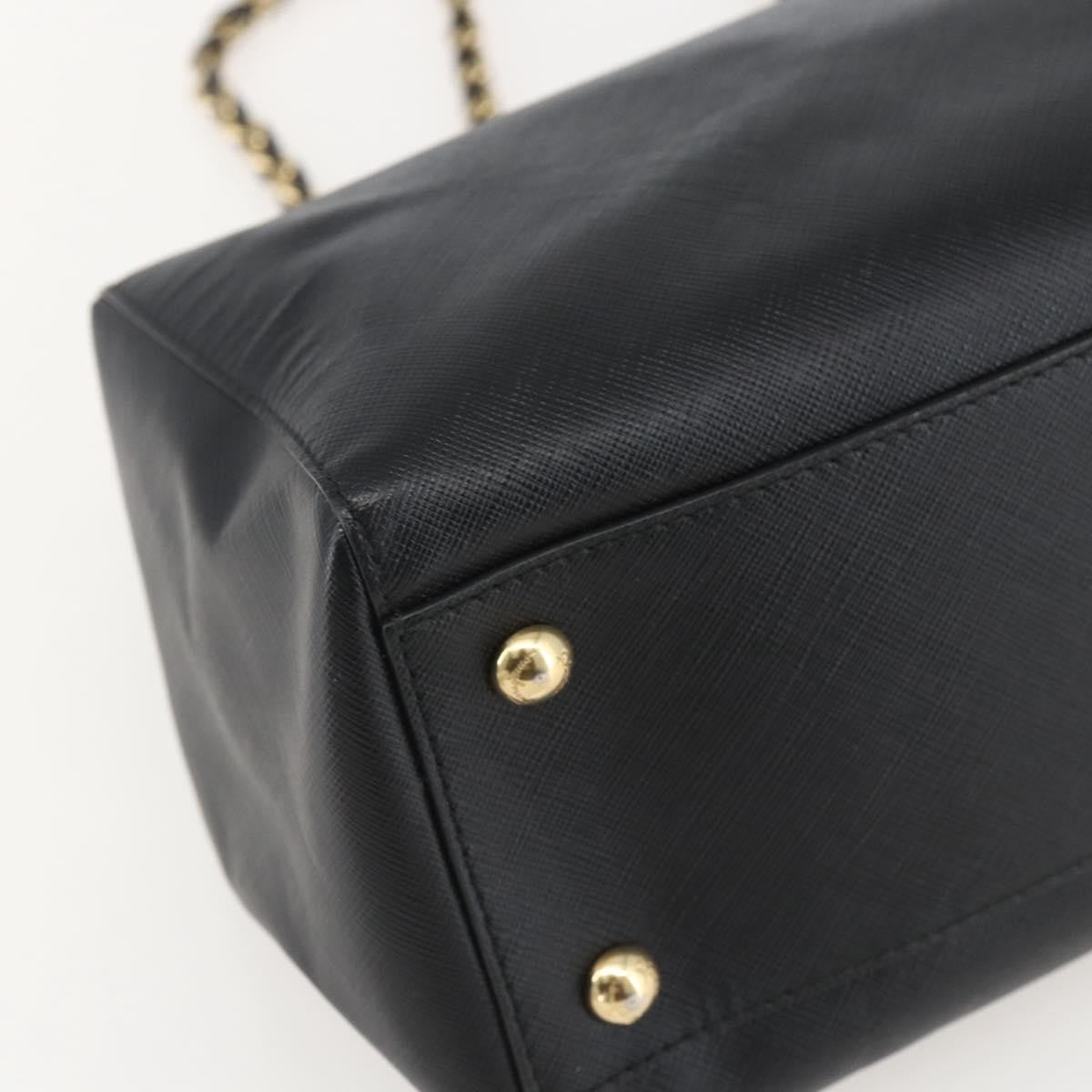 Salvatore Ferragamo Vala Chain Shoulder bag Leather, BLACK, LEATHER, Shoulder bag