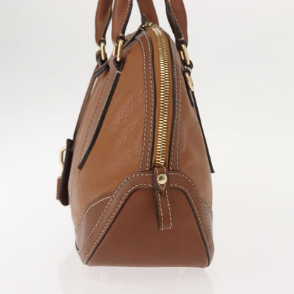 Burberry Orchard Bag Smooth Leather, BROWN, LEATHER, Handbag