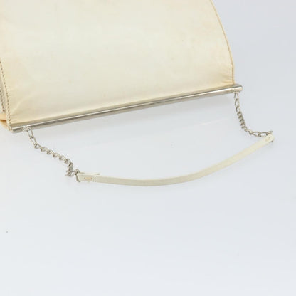 Prada Vintage Shoulder Bag Leather, WHITE, LEATHER, Shoulder bag