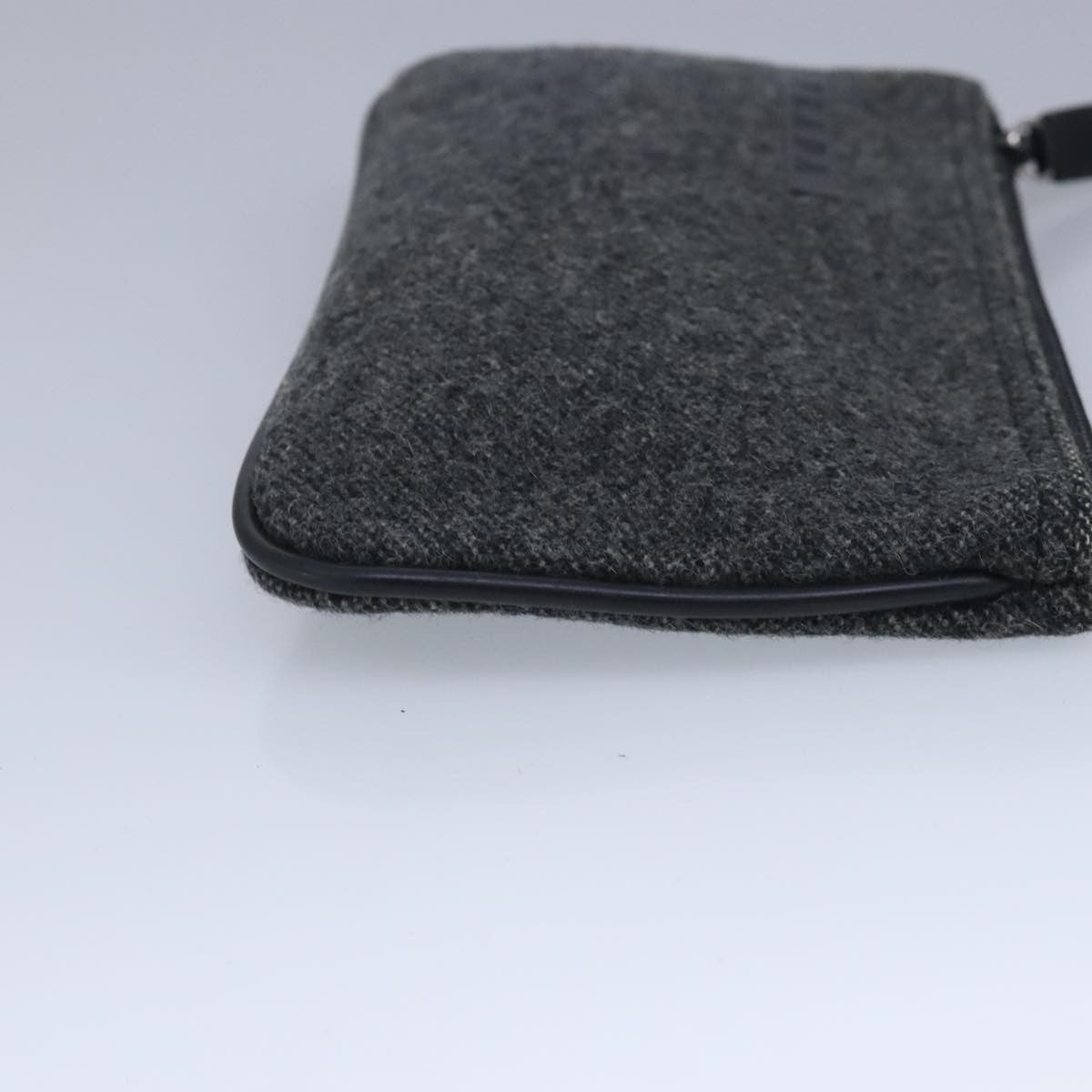 Prada Sport pouch Wool, BLACK, WOOL, Clutche & pouche