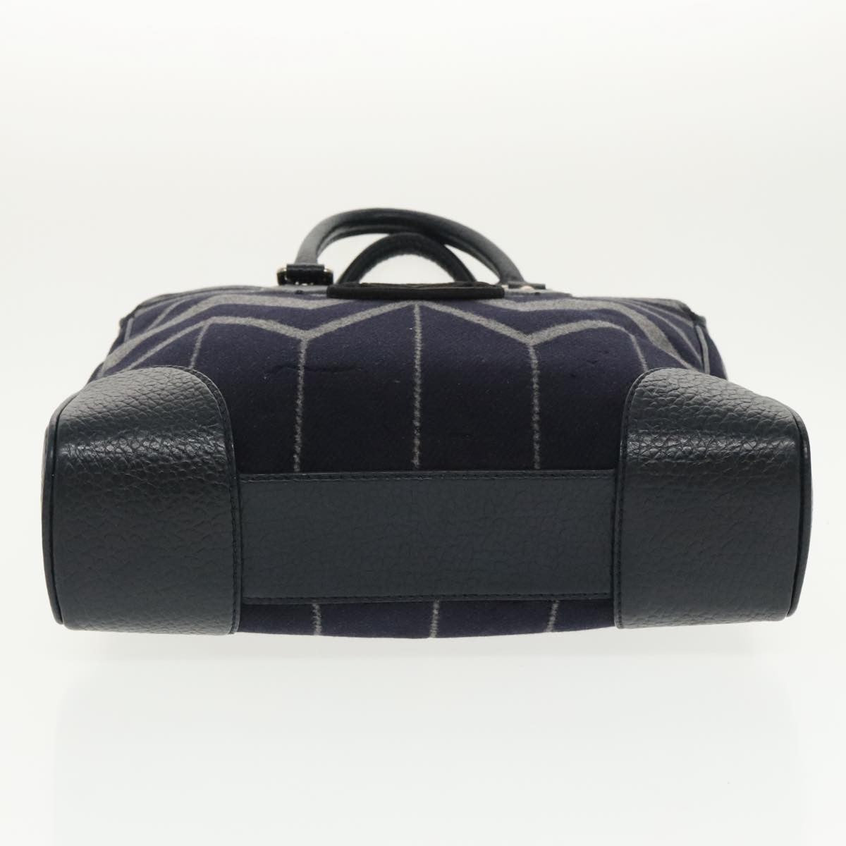 Louis Vuitton Vail Blanket Cabas Wool with Leather, NAVY, WOOL, Tote bag