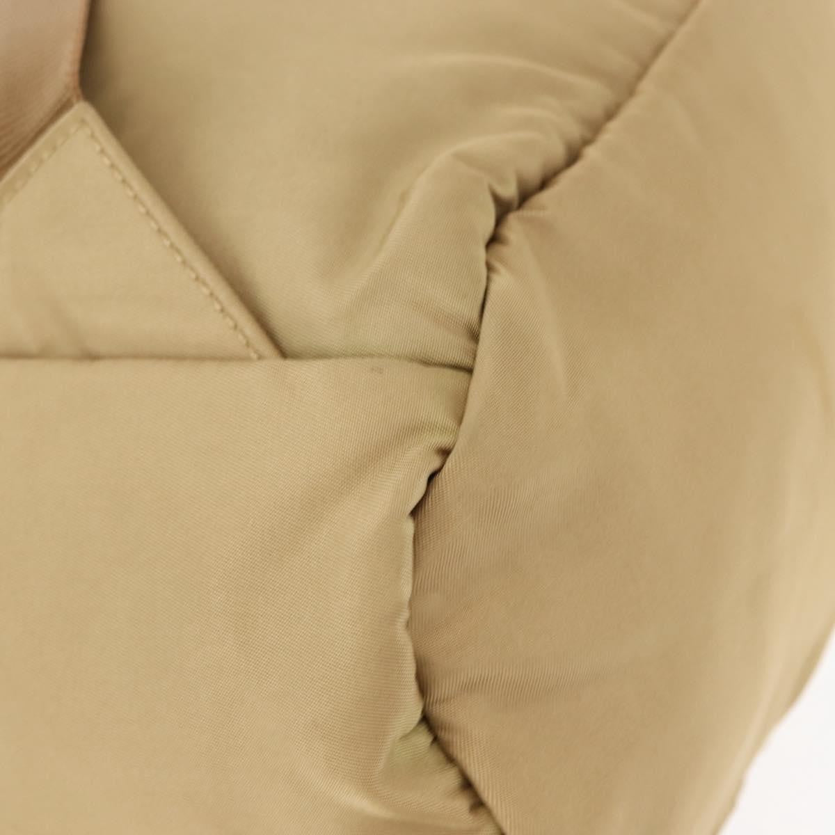 Prada Double Pocket Buckle Backpack Tessuto, BEIGE, NYLON, Backpack