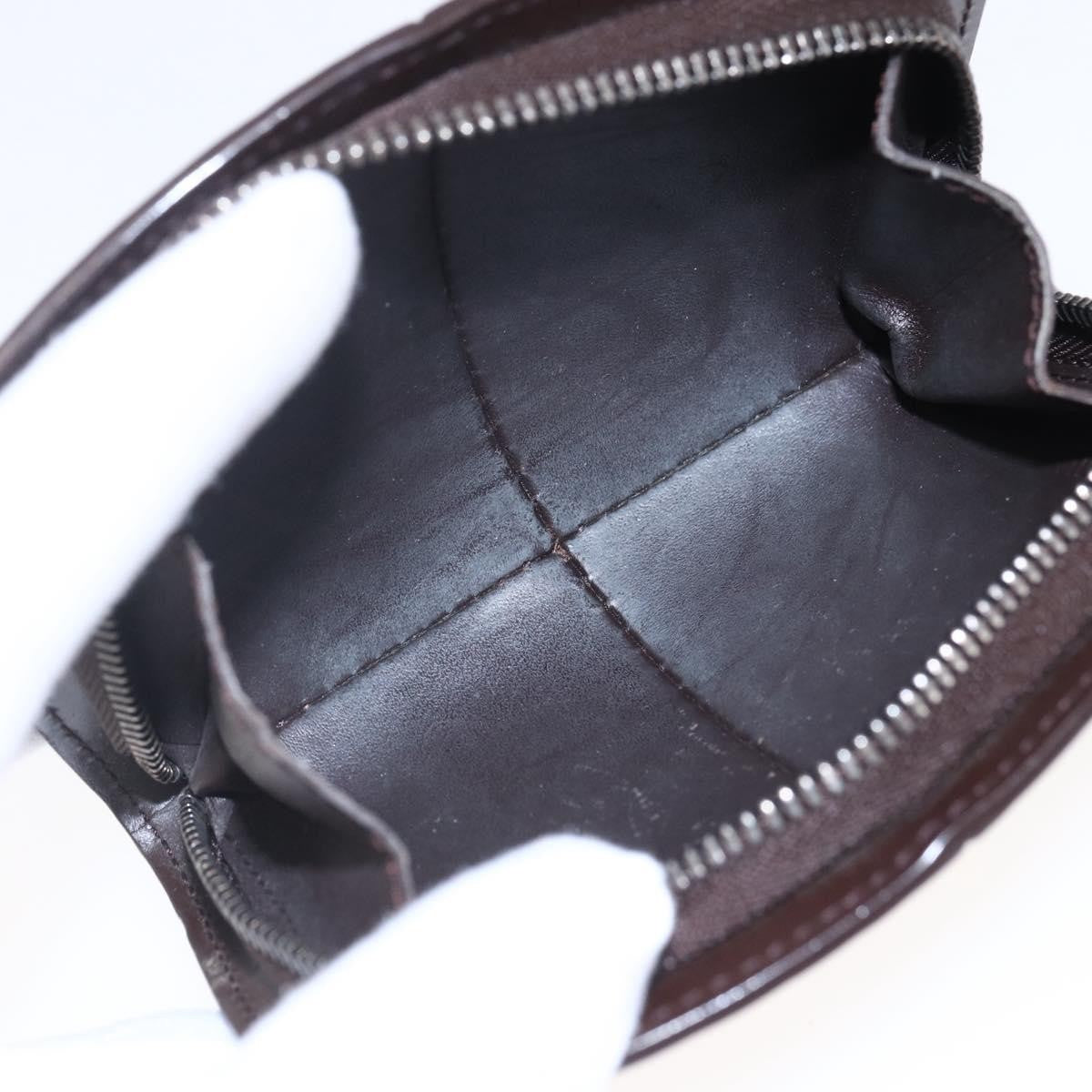 Louis Vuitton Demi Lune Coin Purse Epi Leather, BROWN, LEATHER, Wallets