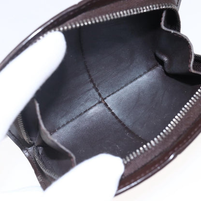 Louis Vuitton Demi Lune Coin Purse Epi Leather, BROWN, LEATHER, Wallets