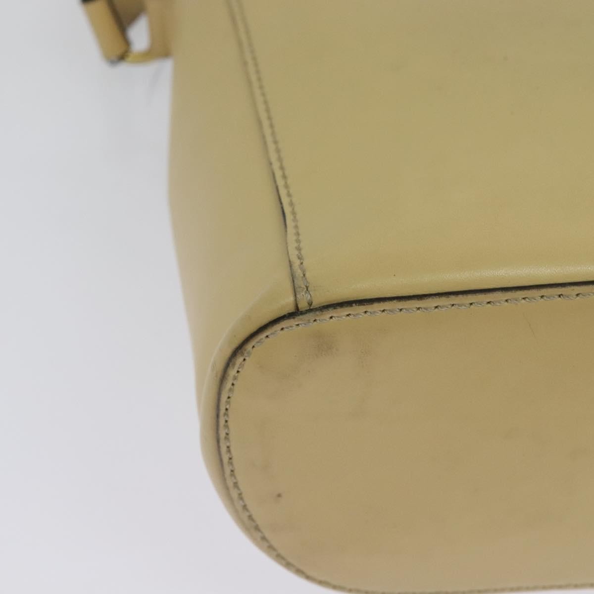 Celine Shoulder Bag Leather, BEIGE, LEATHER, Shoulder bag