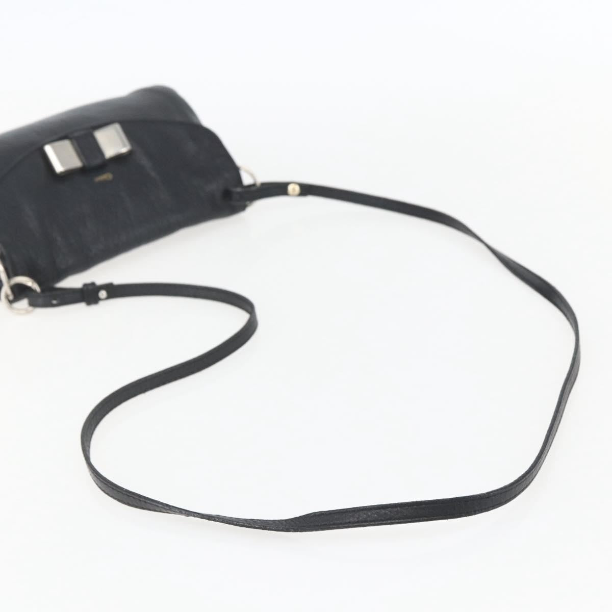 Chloe Lily Shoulder bag Leather, BLACK, LEATHER, Shoulder bag