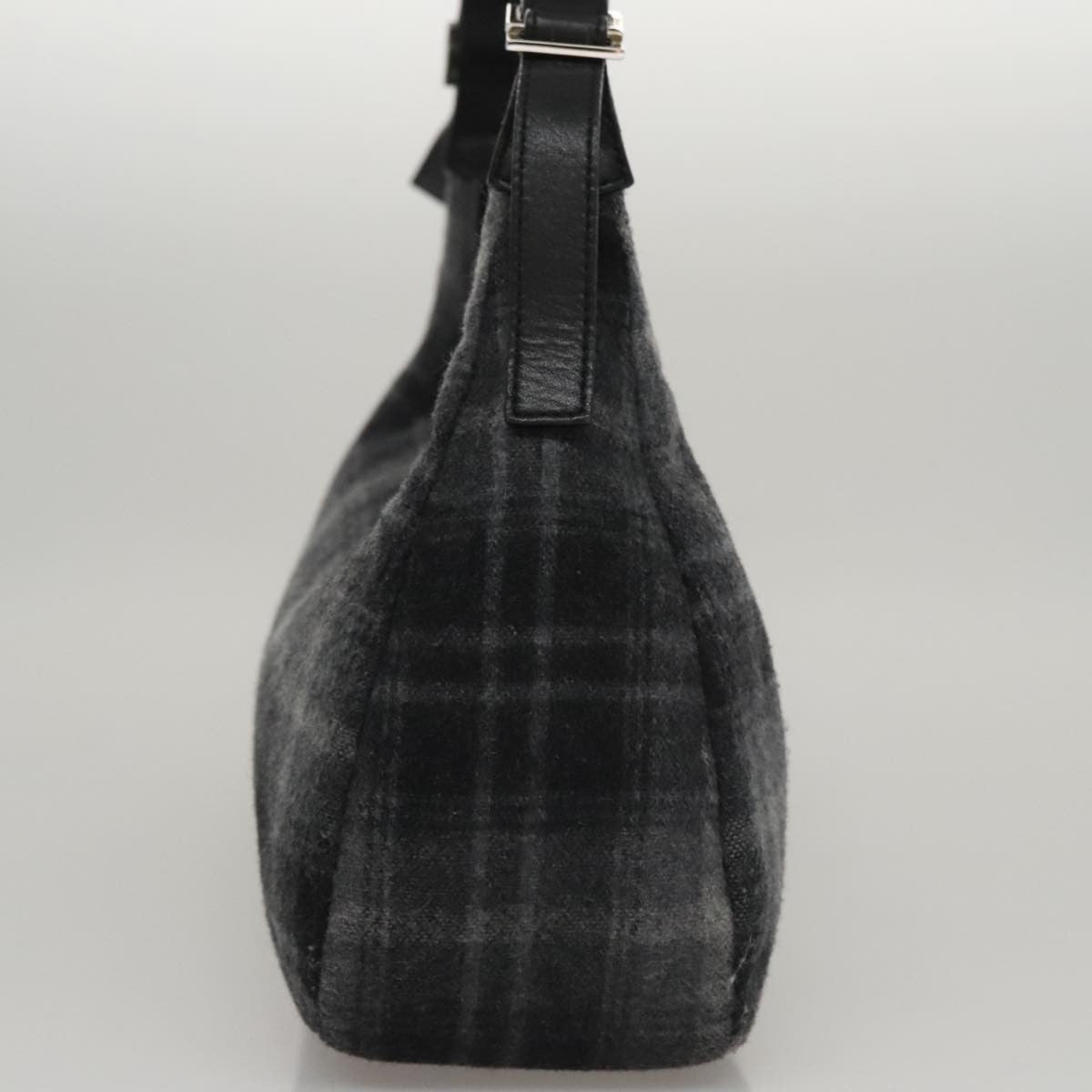 Salvatore Ferragamo Shoulder Bag Wool, GRAY, WOOL, Shoulder bag