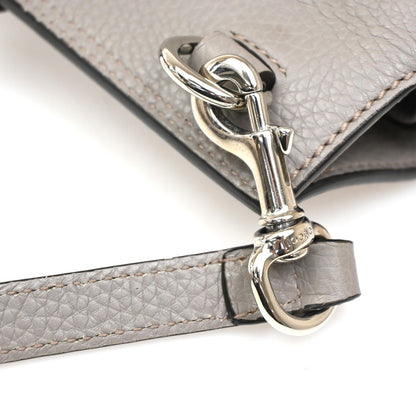 Gucci Bamboo Daily Top Handle Bag Leather, Gray, Leather, Shoulder Bag