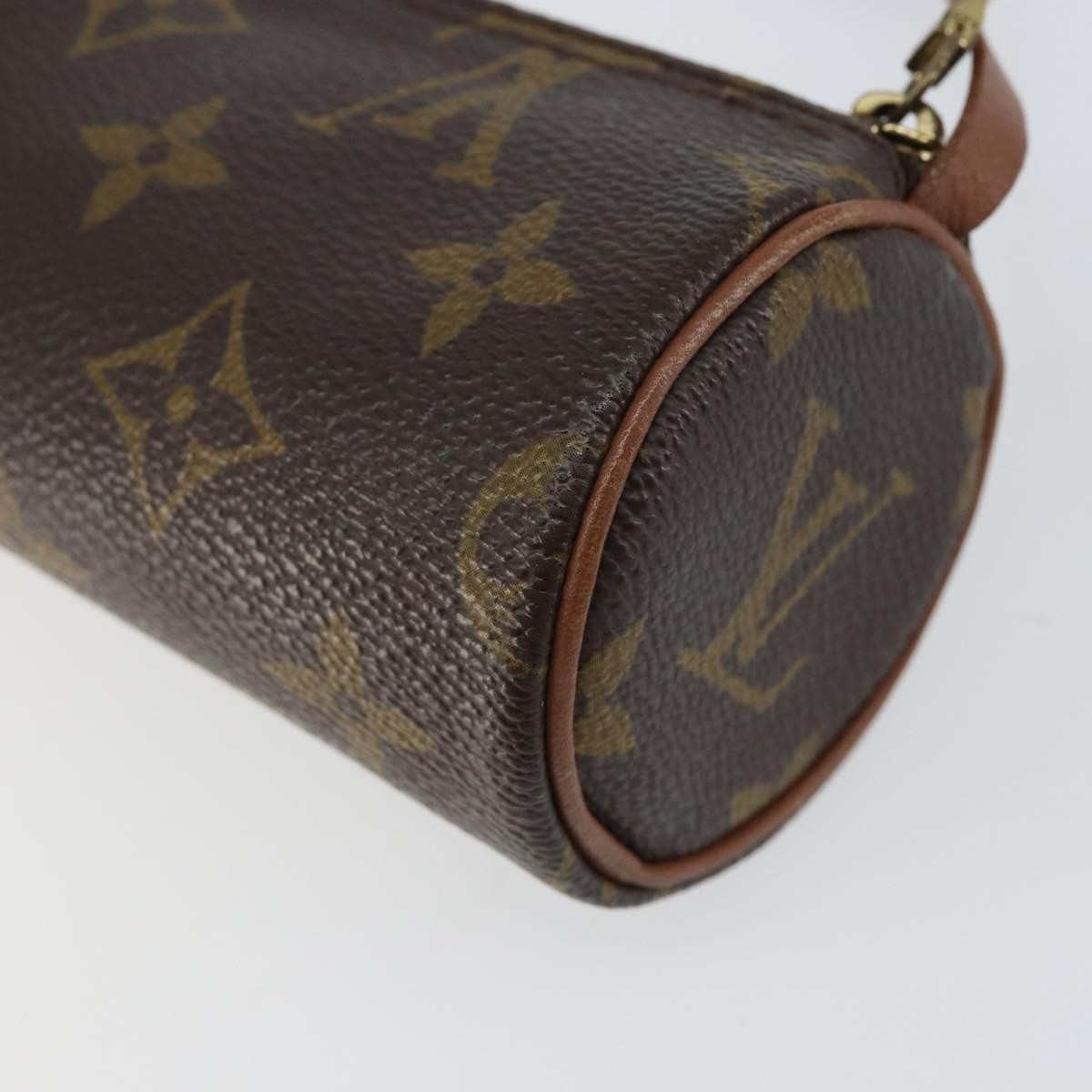 Louis Vuitton Papillon Pochette Monogram Canvas, BROWN, CANVAS, Clutche & pouche