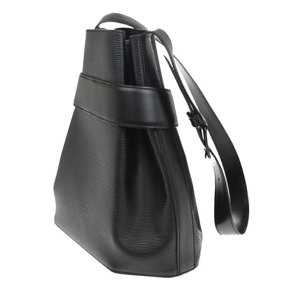 Louis Vuitton Vintage Sac d'Epaule Handbag Epi Leather, BLACK, LEATHER, Shoulder bag