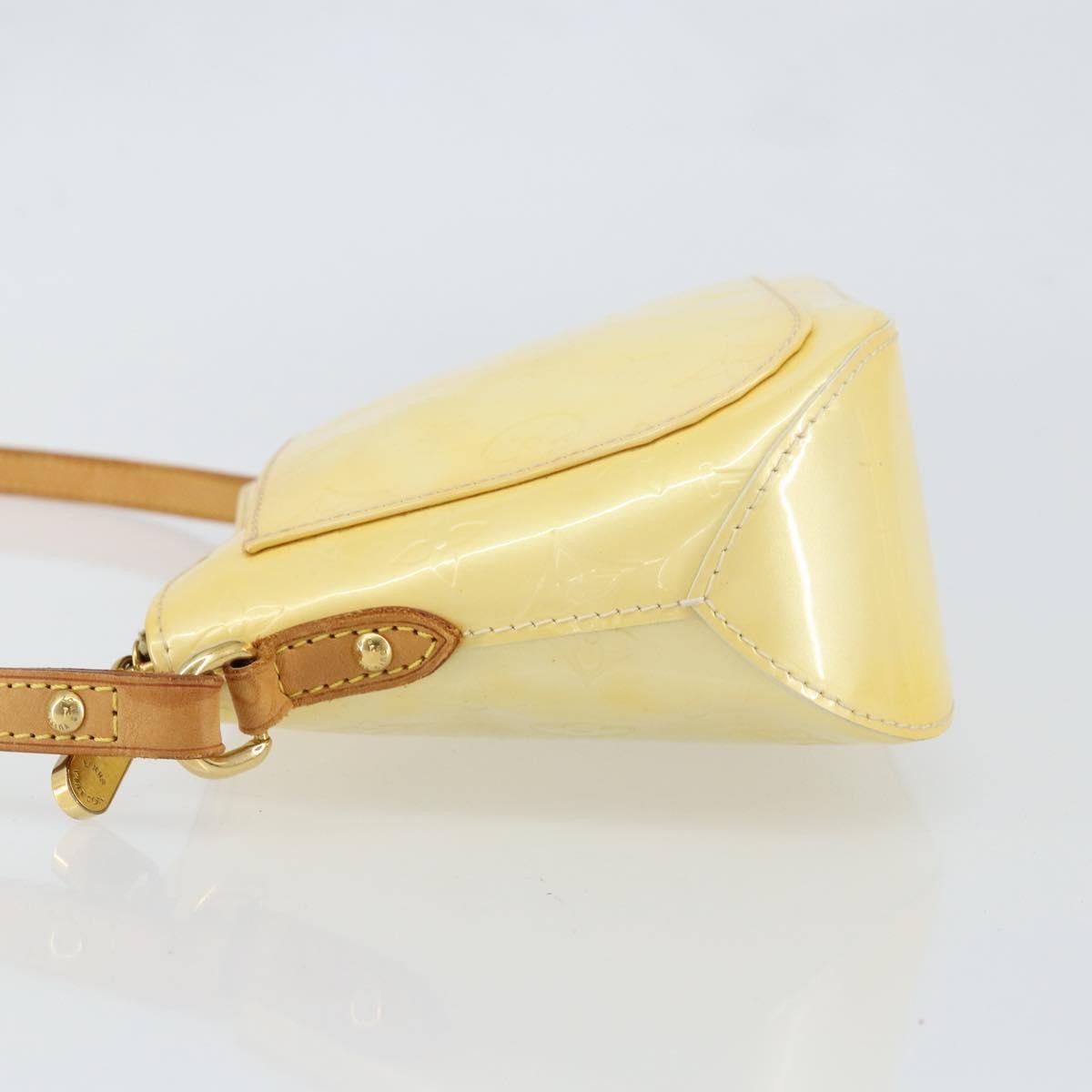 Louis Vuitton Minna Street Handbag Monogram Vernis, YELLOW, PATENT_LEATHER, Shoulder bag
