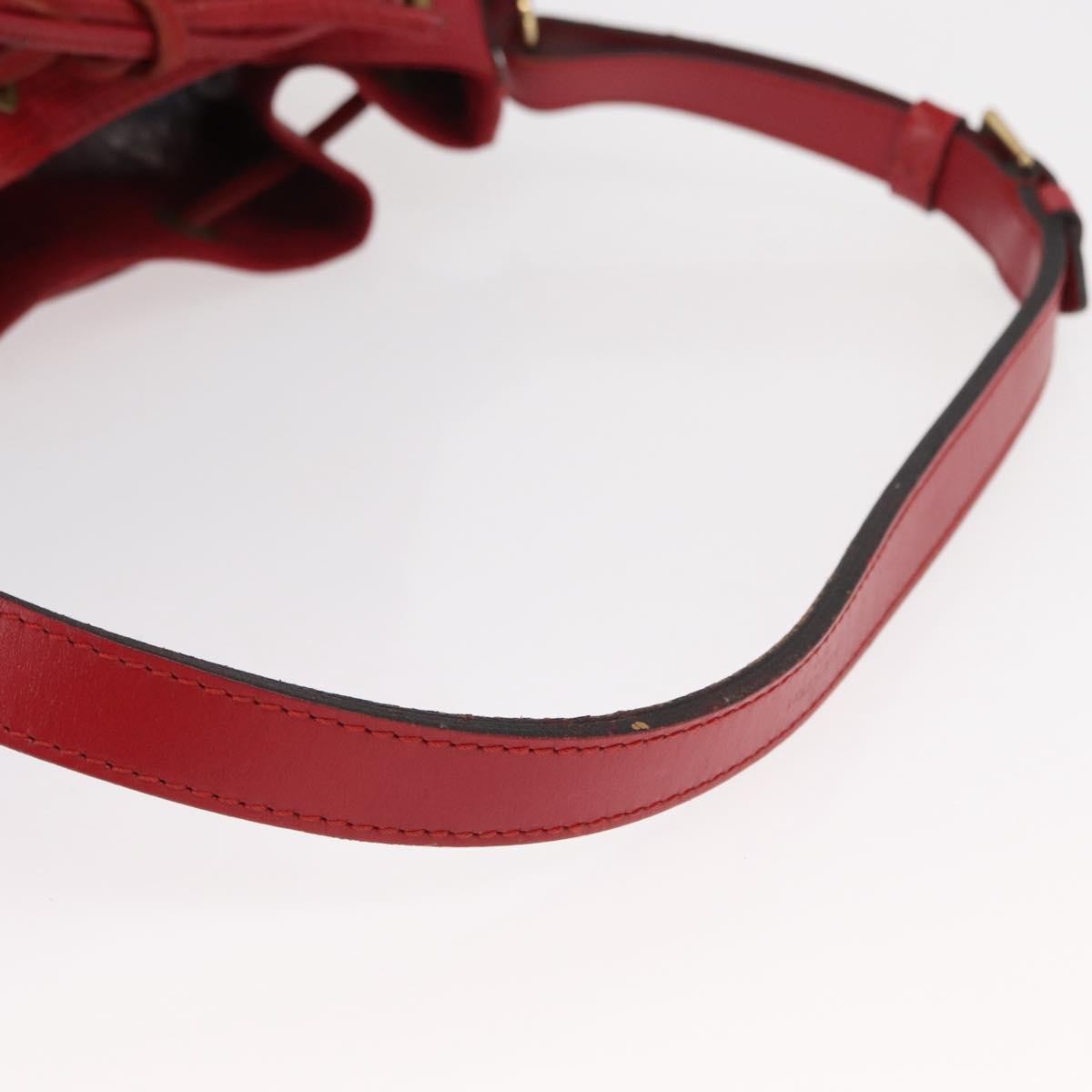 Louis Vuitton Petit Noe Handbag Epi Leather, RED, LEATHER, Shoulder bag