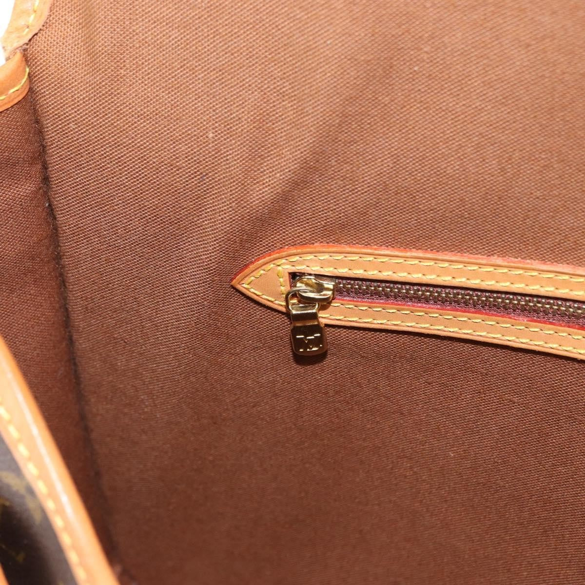 Louis Vuitton Sac Gibeciere Messenger Bag Monogram Canvas, BROWN, CANVAS, Shoulder bag