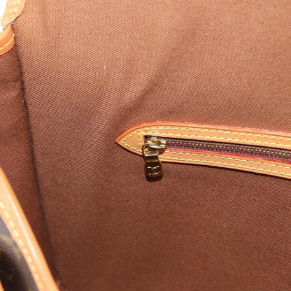 Louis Vuitton Sac Gibeciere Messenger Bag Monogram Canvas, BROWN, CANVAS, Shoulder bag