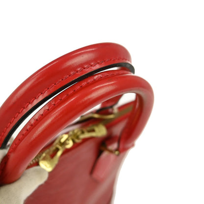 Louis Vuitton Alma Handbag Epi Leather, RED, LEATHER, Handbag