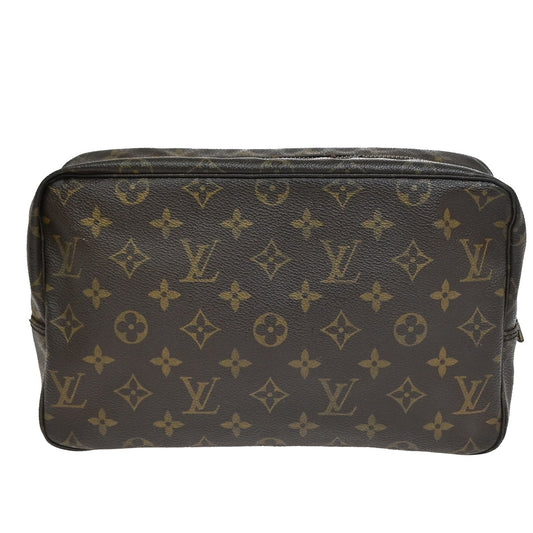 Louis Vuitton Trousse Toilette Monogram Canvas, BROWN, CANVAS, Clutche & pouche