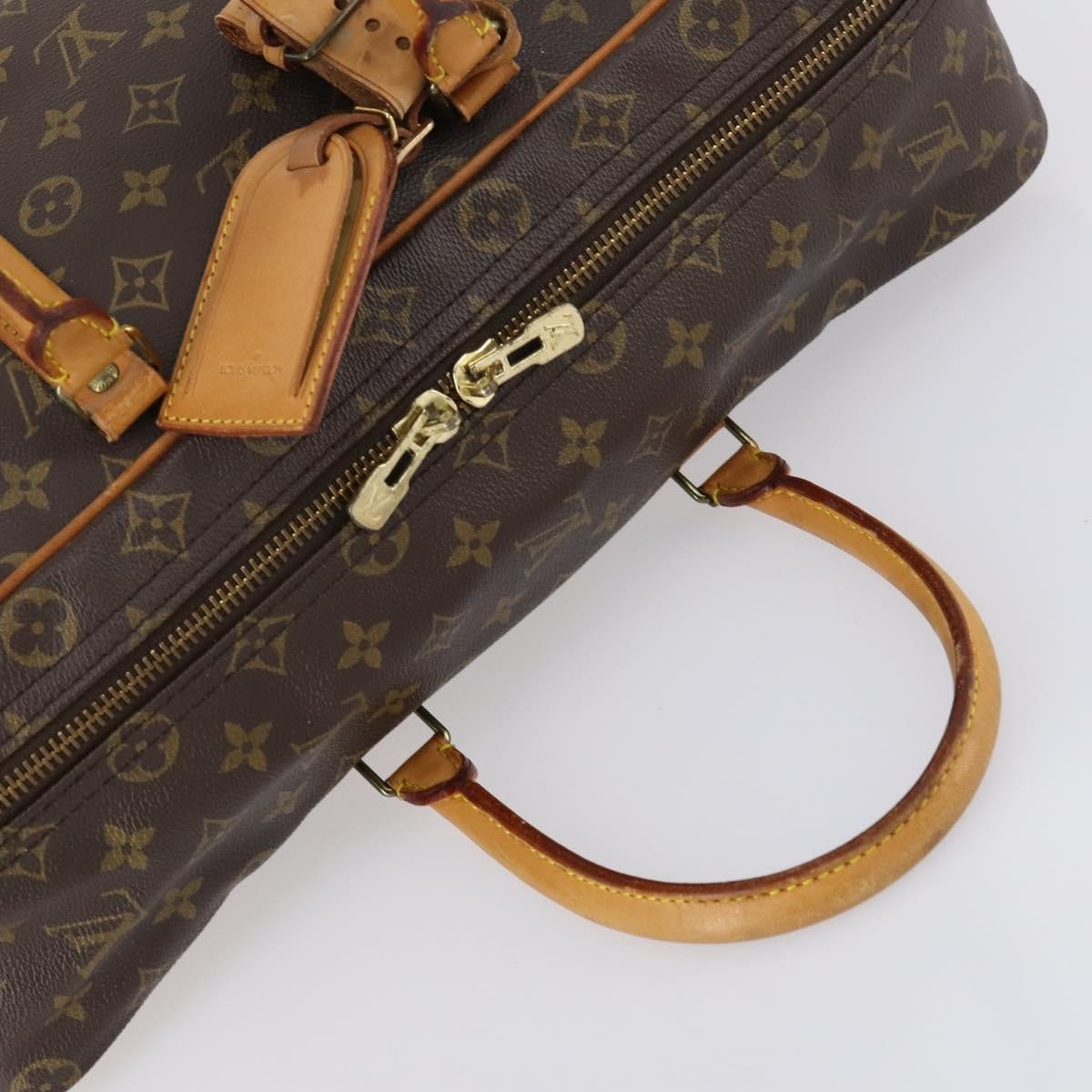 Louis Vuitton Sirius Handbag Monogram Canvas, BROWN, CANVAS, Travel bag