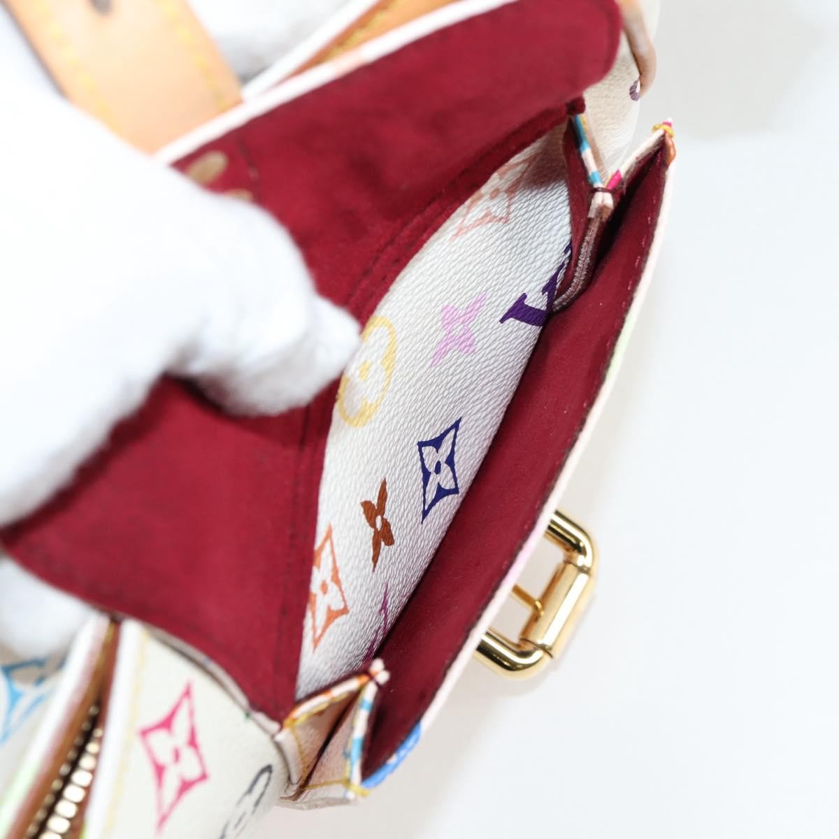 Louis Vuitton Lodge Handbag Monogram Multicolor, WHITE, CANVAS, Handbag