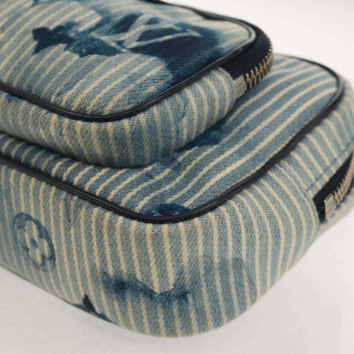 Louis Vuitton Outdoor Pouch Limited Edition Monogram Watercolor Stripes Denim, BLUE, CANVAS, Clutche & pouche