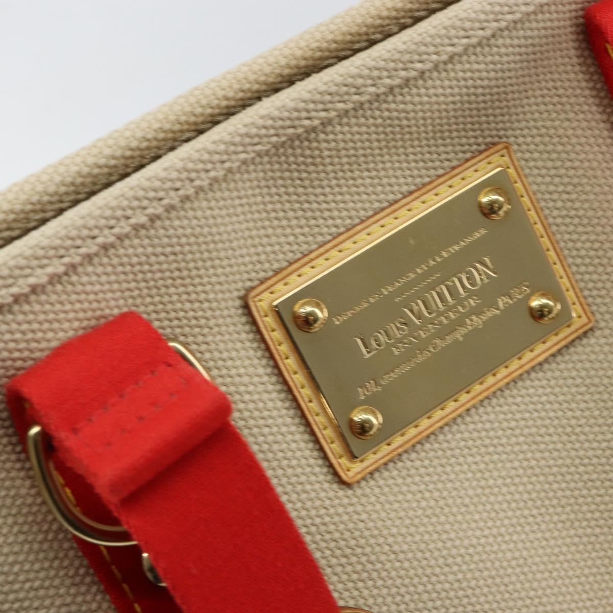 Louis Vuitton Antigua Tote Canvas, BEIGE, CANVAS, Tote bag